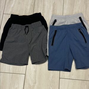 Boys Casual Shorts Set - Black, Gray, Blue